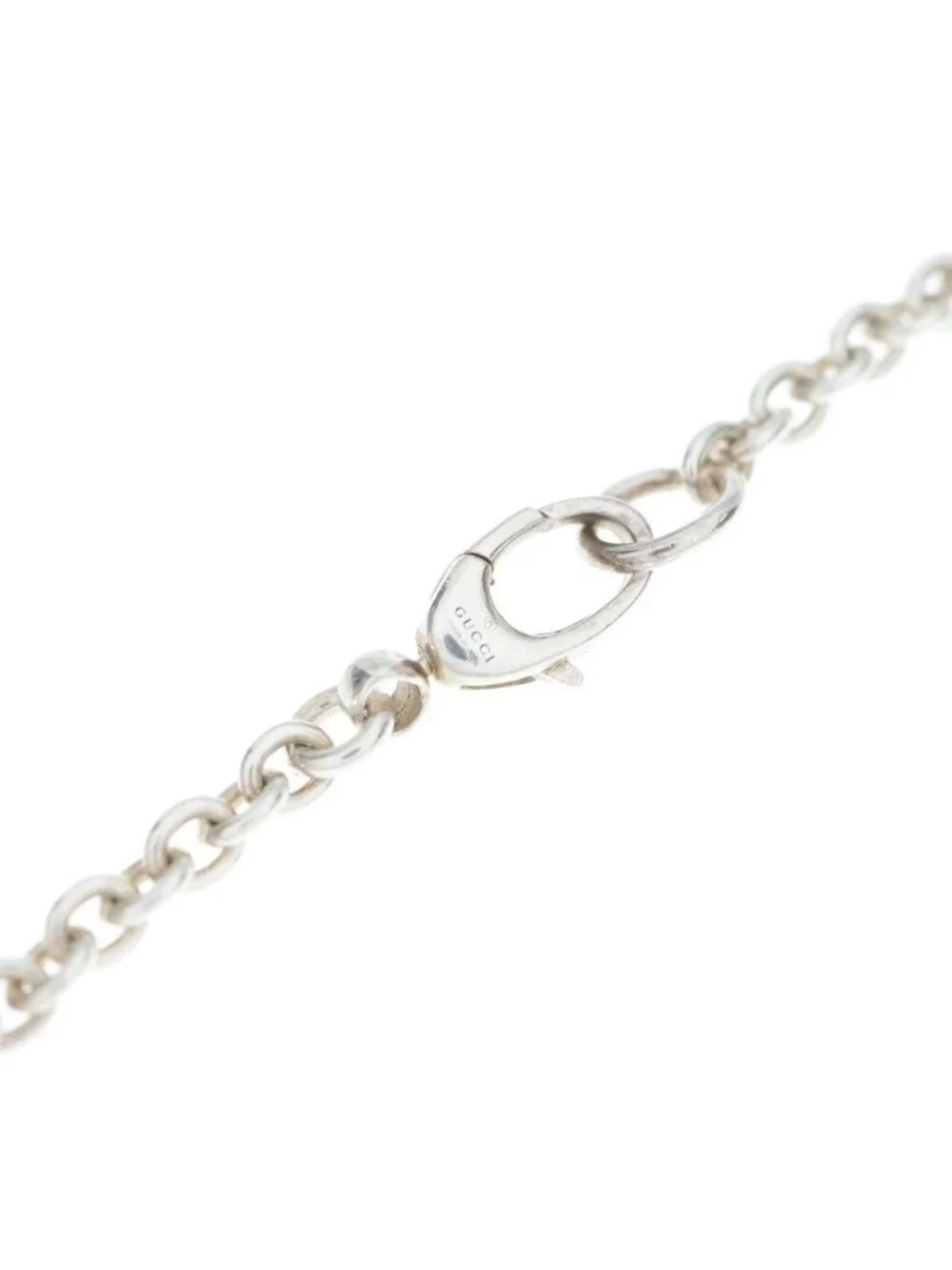 Gucci Interlocking GG Pendant Silver